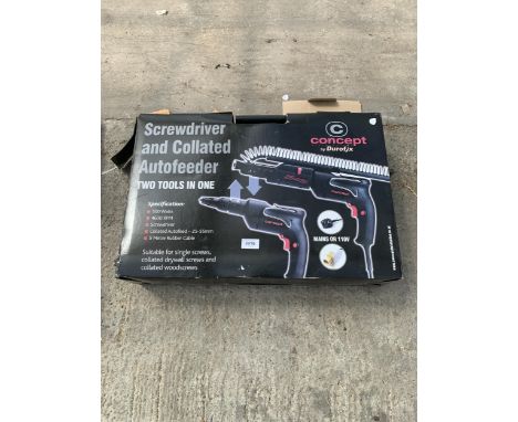 A CONCEPT BY DUROFIX SCREWDRIVER AND COLLATED AUTOFEEDER 
