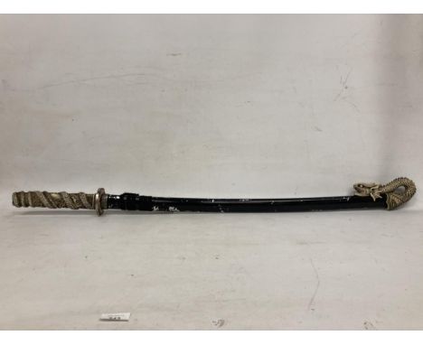A JAPANESE SWORD AND SCABBARD 