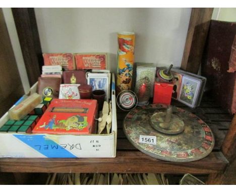 A mixed lot of playing cards and other games