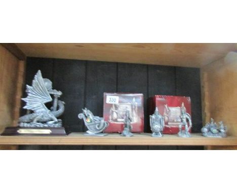 A quantity of boxed Tudor Mint Myth and Magic figures