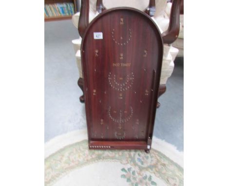 A bagatelle board