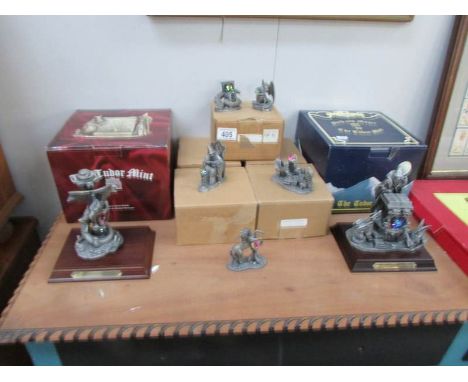 7 boxed Tudor Mint Myth and Magic figures