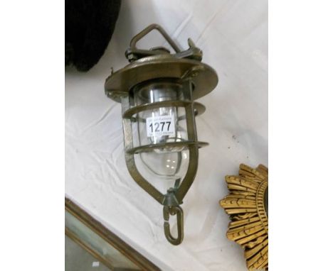 An old naval 'accommodation' lamp