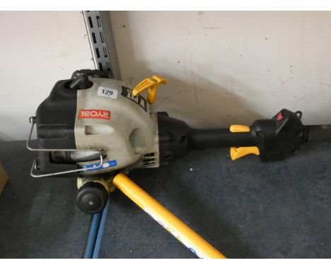 A Ryobi petrol engine strimmer 
