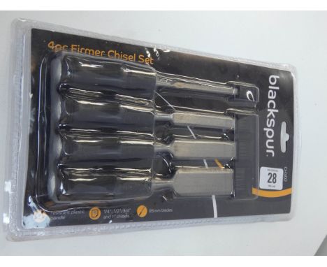 A new four piece wood chisel set  