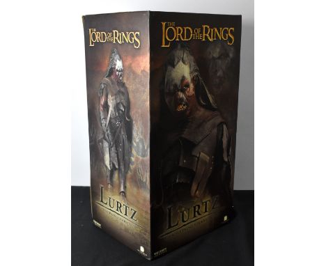 SIDESHOW COLLECTABLES; a boxed figure 'LURTZ' 1;4 scale premium format figure from the Lord of the Rings movie.