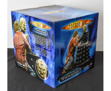 WETA; a boxed figure The Doctor and Davros from the Dr Who series.