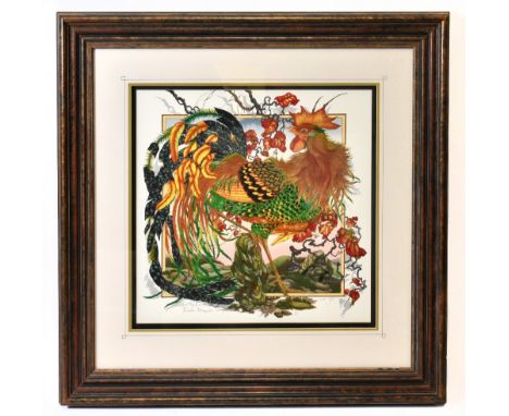 J C GRAHAM ILLINGWORTH (born 1953); limited edition 'Before the Cock Crows Twice'. signed in pencil and no. 5/295, 53 x 53cm,