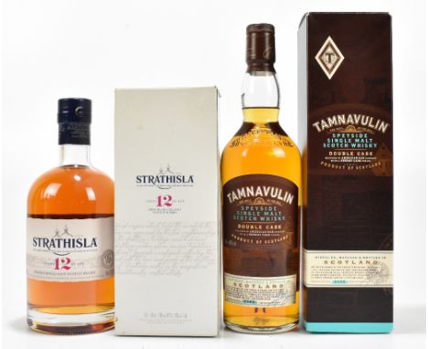 WHISKY; two bottles comprising Strathisla, 12 years of age, Speyside single malt Scotch whisky, 40%, 700ml, and Tamnavulin Sp