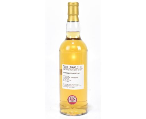 WHISKY; a single bottle Port Charlotte Islay single malt Scotch whisky, private single cask bottling, aged 14 years, in fresh