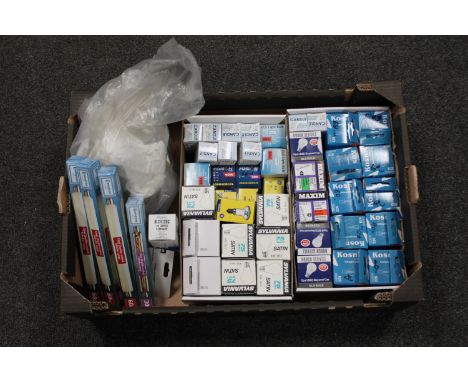 A box of light bulbs 