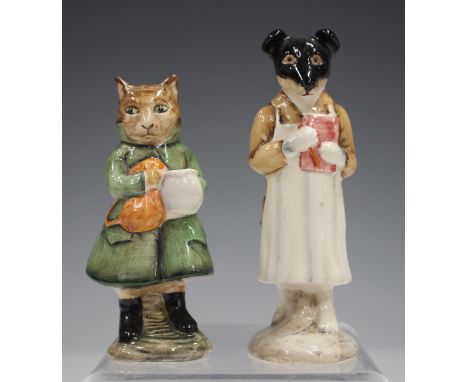 Two Beswick Beatrix Potter figures, both mark BP-3b, comprising Pickles and Simpkin.Buyer’s Premium 29.4% (including VAT @ 20