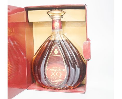 One boxed bottle of Courvoisier XO Imperial cognac