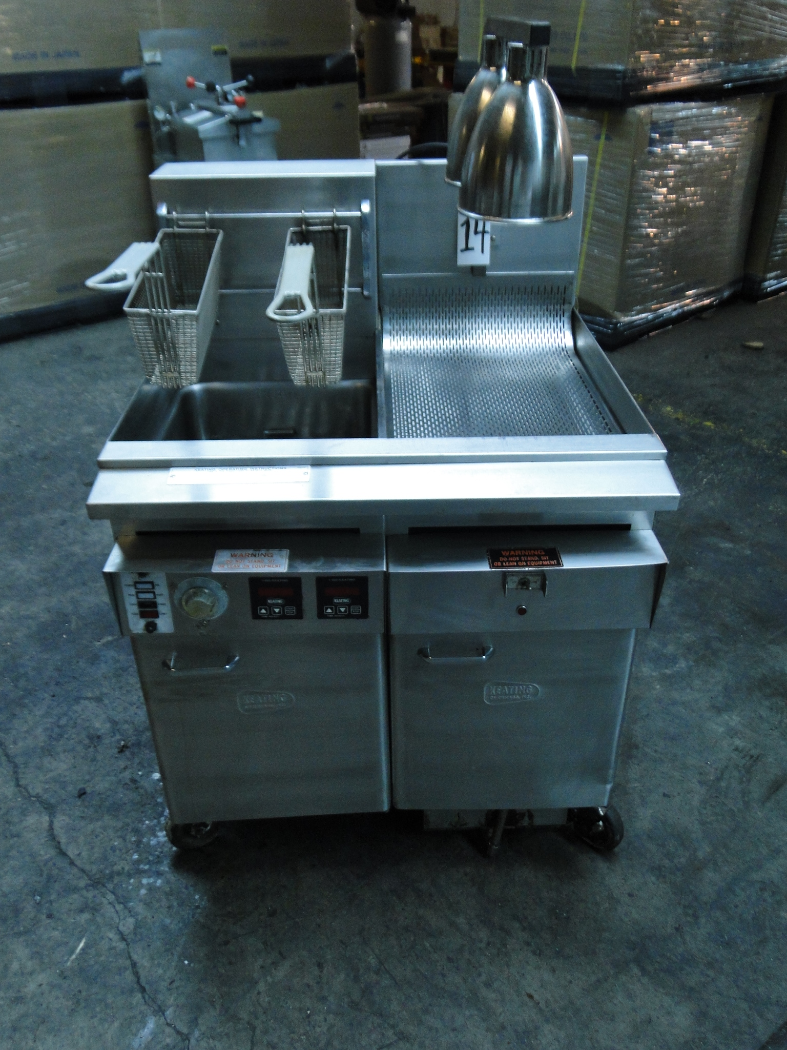 Keating Electric Deep Fryer, Model 14TSFME, S/N FE25577
