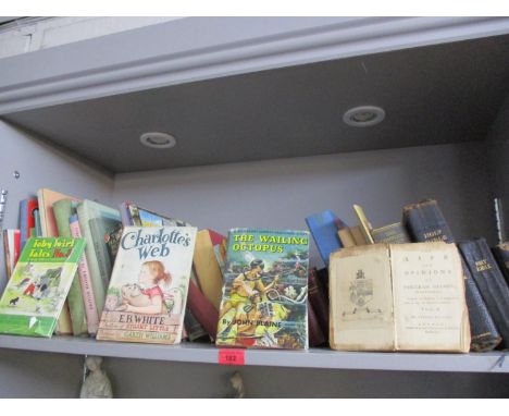 Mixed books and maps, mainly mid 20th century children's books to include Toby Twirl Tales No 3 by Shelia Hodgetts, a 1952 Ch