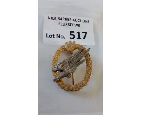Militaria : German Army Parachutists badge - GVF   