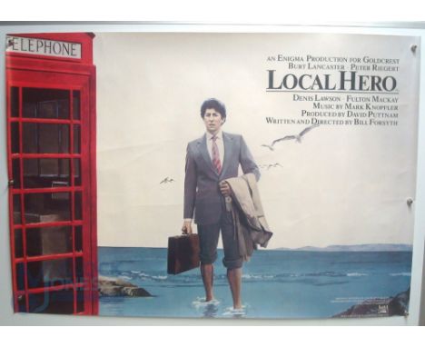 4 Original Movie/Film Poster - Local Hero, The Queen, Go, Captain Corelli’s Mandolin - 40x30" approx. kept rolled, creases ap