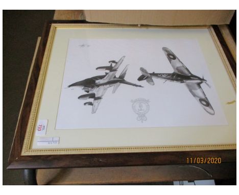ROYAL AIR FORCE COLTISHALL COMMEMORATIVE PRINT