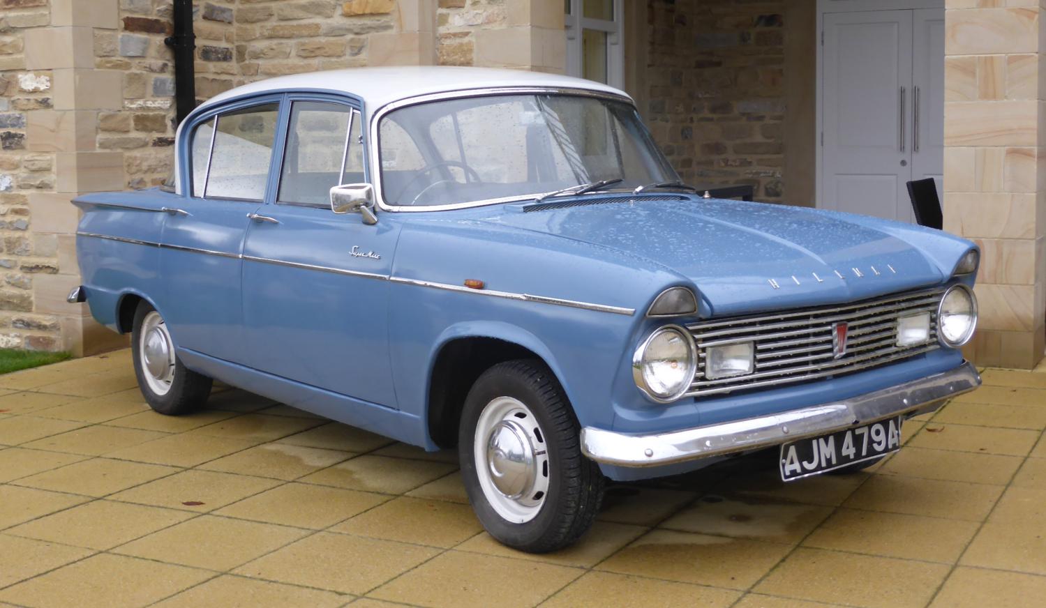 1963 Hillman Super Minx 1.6 Saloon Registration Number AJM 479A VIN ...