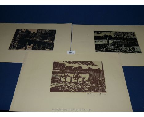 Three limited edition Prints by Helmuth Weissenborn.
