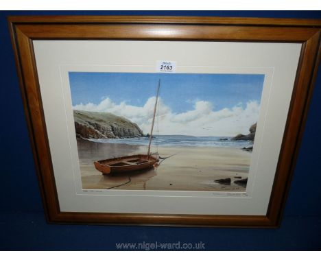 A limited edition Print by Simon Swinfield entitled ''Ebb Tide Nolton''.