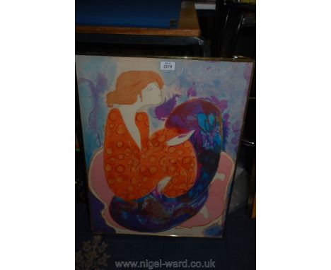 A Linda Le Kniff print, limited edition 120/200.
