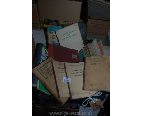 A quantity of Automobile books to include Cortina Mark 1, The Book of The Douglas, Ford Anglia etc.