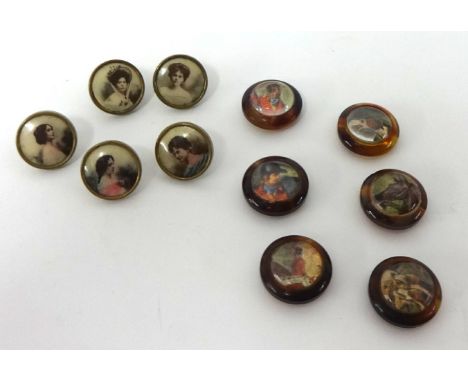 Small collection of portrait buttons.