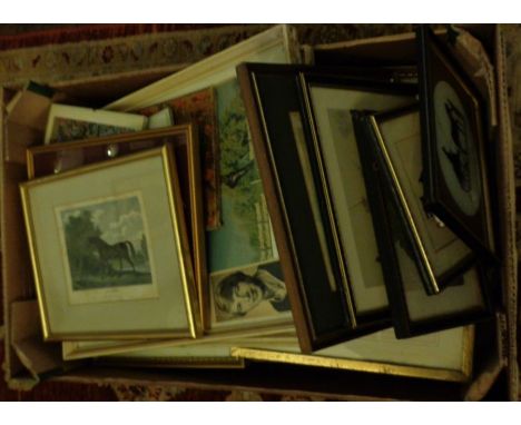 Associated vintage and antique prints - all framed and glazed Condition: a/f - damage to some frames (23 items)
