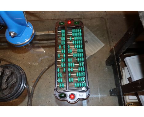 A Chinese style abacus 