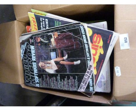 One box vintage computing magazines