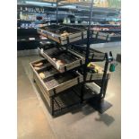 5 Double Sided Fruit Racks on Casters - Model HBR-3000 - Purchased New in 2024