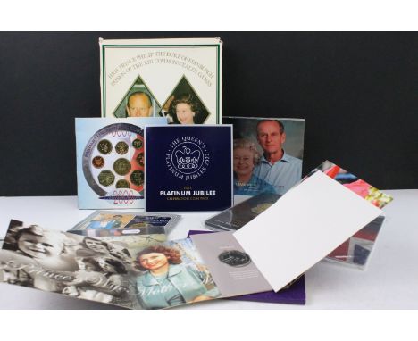 A collection of mainly Royal Mint coin sets to include 2009 Emblem set, 2014 Fourth circulating coinage portrait set, 1981 Cr