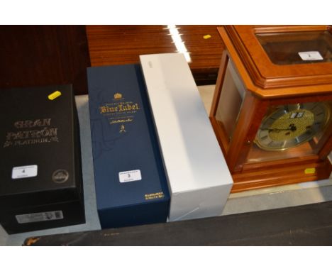A bottle of Johnny Walker blue label Scotch whisky 