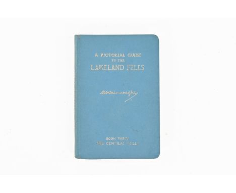 Alfred Wainwright (1907-1991), A Pictorial Guide to The Lakeland Fells, Book 3 The Central Fells first edition, with blue rex