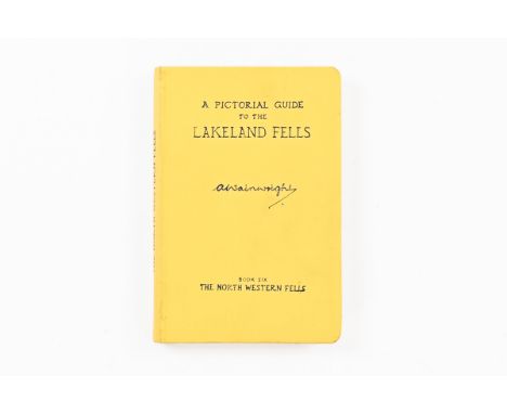 Alfred Wainwright (1907-1991), A Pictorial Guide to The Lakeland Fells, Book 6 The North Western Fells first edition, with ye