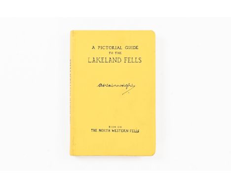 Alfred Wainwright (1907-1991), A Pictorial Guide to The Lakeland Fells, Book 6 The North Western Fells first edition, with ye