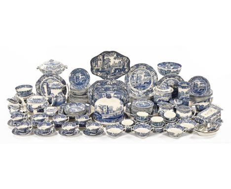 A large quantity of Copeland Spode Italian tea and dinnerware (see illustration).