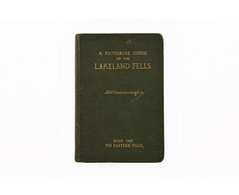 Alfred Wainwright (1907-1991), A Pictorial Guide to The Lakeland Fells, Book 1 The Eastern Fells first edition, with dark gre