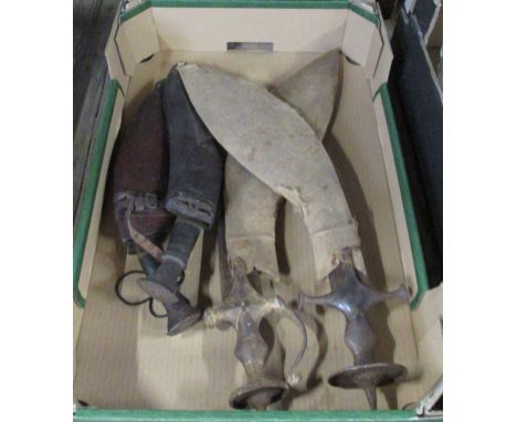 A box of Kukri and Gurka knifes&nbsp;