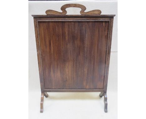 ARTS &amp; CRAFTS STYLE OAK FIRESCREEN 