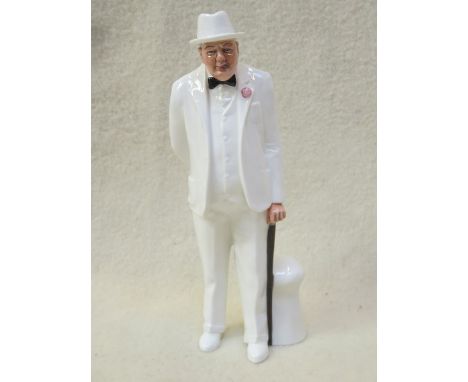 ROYAL DOULTON GLAZED CERAMIC FIGURE- SIR WINSTON CHURCHILL, HN3057
