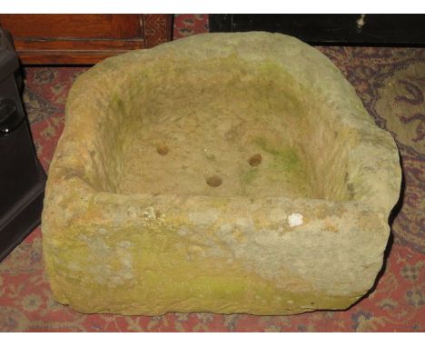 STONEWARE GARDEN TROUGH.