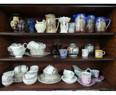 A large quantity of Mixed Ceramics, comprising a Royal Crown Derby six place tea service in 'Derby Posies, pattern, six Cups 