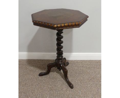 A Vintage Sewing Box, by 'Chard Product' the hinged lid of circular piecrust shape, with fitted interior, 20½in (52cm) diamet