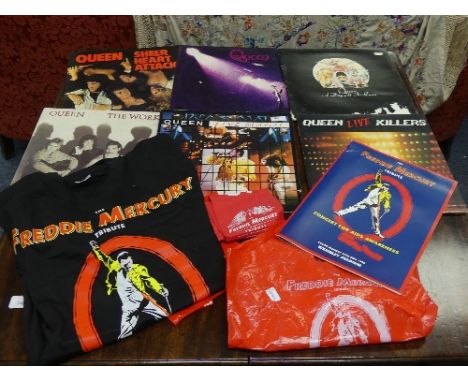 Vinyl Records / Queen Memorabilia; A Freddie Mercury Tribute Concert Programme, Wembley Stadium April 20th 1992, in red carri