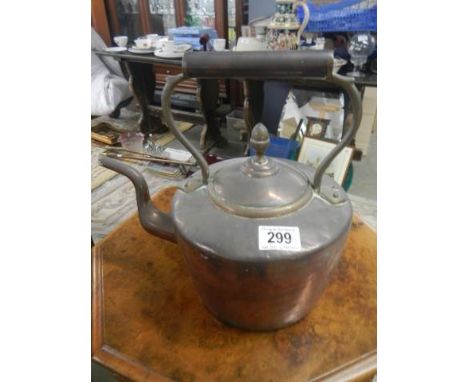 A good Victorian copper kettle.