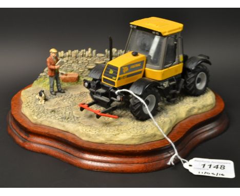 A Border Fine Arts "Frontiers of Farming" Limited Edition featuring JCB Fastrac Tractor, 60/1000.