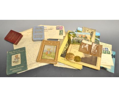 Souvenir Golden West Playing Cards;  others, Picturesque Canada;  Christmas Greetings;  coloured postcards;  The Tale of Tom 