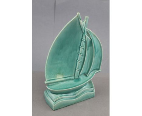 Art Deco ceramic yaught
